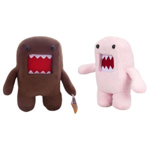 Brown & Pink Domo Plush